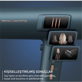 Resim Rowenta Hy9430 Maestria For You Entegre Ekran Ve 6 Başlıklı 1800 Watt Öze Kurutma Makinesi 