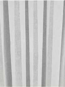 Resim Tül Perde Brillant Naturel Keten Görünümlü Desen Ütü İstemez Ağır Gramajlı Kırışmaz 