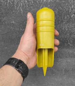 Resim Vidalı katlanır olta kamış ayağı plastik kamış tutucu 