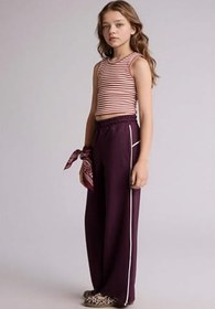 Resim DeFacto Kız Çocuk Wide Leg Modal Pantolon 