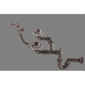 Resim Franke Dominox Blanco Ukinox 1 5 Göz Evye Sifon Takımı Kare Taşmalı 