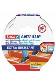 Resim Tesa Kaydırmaz Bant Zemin Güvenliği için, 5mx25mm, Şeffaf 