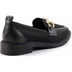 Resim Siyah Kadın Loafer Ayakkabı K01474000582 Çok Renkli 