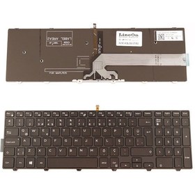 Resim Laptopshop Dell Uyumlu Inspiron 17-5748 Notebook Klavye Işıklı 439776740 