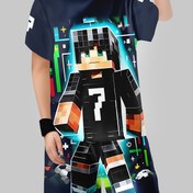 Resim Erkekler Kostümü Moda 3D Baskılı Rahat Kazak Kısa Kollu Şort T Sweatshirt, Erkekler Açık Hava T-Shirt Şort Seti, Açık Hava için 