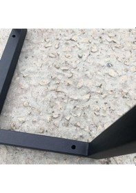 Resim Siyah Sehpa Ayakları Dekoratif Tasarım Sehpa Ayağı 