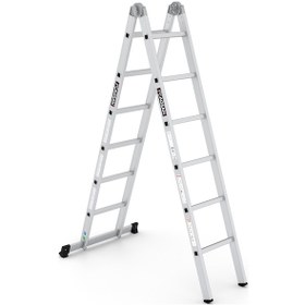 Resim Çağsan 2x6 Basamaklı Folde Katlanır Merdiven K4 