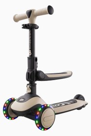 Resim Halley 2 Oturmalı 2’si 1 Arada Çocuk Scooter - Bej 
