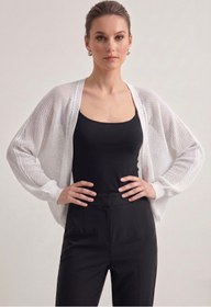 Resim Neden Tekstil Premium Ajurlu İnce Triko Bolero Hırka 
