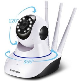 Resim Concord Mpıa-hına Ip Smart Kamera 3mp 3.6mm Wıfı Renkli Gece Görüşlü Kamera 