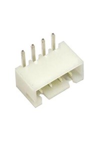 Resim 4 Pin JST-XH 2.54 Tunik Konnektör Erkek 90° 