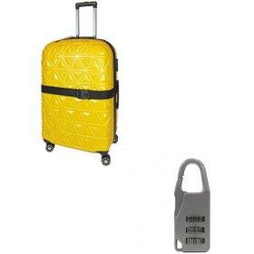 Resim Valiz Kemeri Ve Şifreli Kilit Set 8683255007523 Siyah - Gri 
