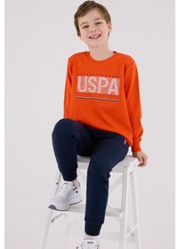 Resim U.S. Polo Assn. Erkek Çocuk Alt Üst 2 Parça Eşofman Takımı Us2209 Nar Çiceği 