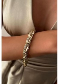Resim Xuping Sarmal Zincir Bileklik - Gold Çok Renkli 