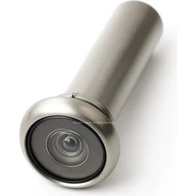 Resim Kapı Dürbünü, Geniş Açılı, 180 Derece Görüş Açısı, Çinko Alaşımlı Gövde, Cam Lensli, 14MM Çap, Metal Gövdeli, 50-90 mm Uzunluk Için Ayarlanabilir, Kapı Gözetleyicisi 