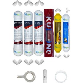 Resim Pemax Water Solutions Kapalı Kasa Su Arıtma Cihazlarına Ecomax 6'lı Orijinal LG Kuno Mebran Mineral-Tatlandırıcı 