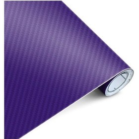 Resim Mor-20x127cm-3d Renkli Karbon Fiber Etiket Rulo Streç Film Araba Motosiklet Evrensel Dıy Styling Vinil Çıkartması 30cmx 