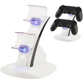 Resim Cbtx Iplay Led Mikro Çift Denetleyici Tutucu Şarj Cihazı 2 Led Mikro Usb Kolu Hızlı Şarj Standı İstasyonu Xbox One Denetleyicisi Uyumlu Şarj Cihazı 