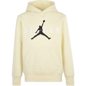 Resim Nike Jorden Jumpman Sustaınable Pullov Çocuk Sweatshirt Sarı 
