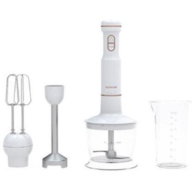Resim English Home Mbs 3001 4 Bıçaklı Mini Blender Seti Beyaz-bakır 