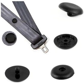 Resim Emniyet Kemeri Klipsi Dügmesi 2 Adet Siyah Renk Ücretsiz Kargo 469685766 