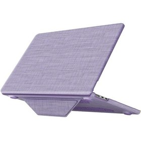 Resim Apple Macbook Uyumlu Air 13.6 Macbook Uyumlu Kumaş Kapak - Mor Çok Renkli 