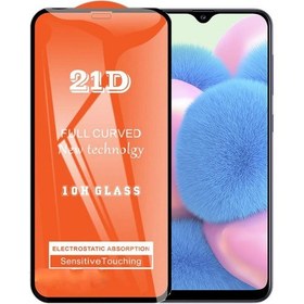 Resim Bzontech Samsung Galaxy A30S Ekran Koruyucu 21D Tam Kaplayan Kavisli 