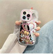 Resim Chenkestoreone Sevimli Kız Kalpli Ayna İphone 11 12 13 14 15 Pro Max Şok Emniyetli Kılıf Mixed Color 