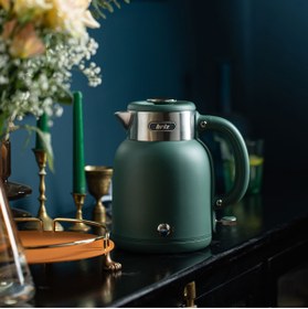 Resim BR1040 Retro Yeşil Su Isıtıcı Çelik Kettle 