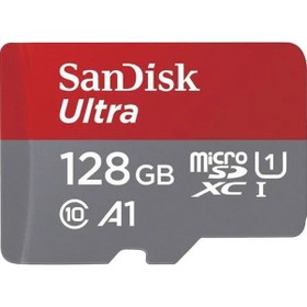 Resim SanDisk Ultra SDSQUAB-128G-GN6MN 128 GB microSDXC Class 10 UHS-I Hafıza Kartı 