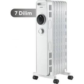 Resim Assess Store KUM-1220S 7 Dilim Beyaz Radyatör 