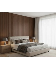 Resim Bella Wall Atlas Duvar Paneli Anadolu Ceviz - Wall 400 1 Paket (6 Adet) 