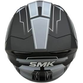 Resim Smk MA261 Stellar Bolt Kapalı Kask Gri Mat Siyah 