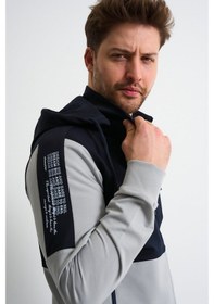Resim Shooter Sportswear Shooter Premium Erkek Eşofman Takımı Mevsimlik Kapüşonlu Rahat Kalıp Gri 