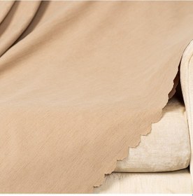 Resim Vizon Dokuma Kadife Şönil Düz Kumaş Çift Taraflı Koltuk Şalı Örtü 