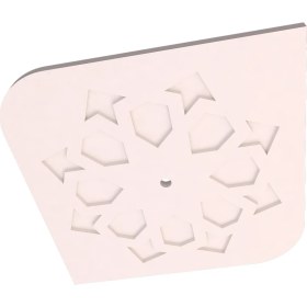 Resim Motifpiyer Lamba Tavan Göbeği-48-Kare-Dik-Oval-56 x 56 cm-2 Adet 