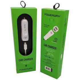 Resim Powerway X3 2.1A (iphone Uyumlu) Araç Çakmaklık Şarj Cihazı 
