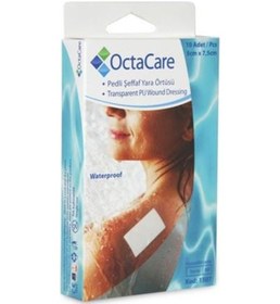 Resim Octacare Pedli Şeffaf Yara Örtüsü 10'lu 9 x 10 CM 