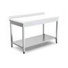 Resim Empero EMP.PTT.70140 Alt Raflı Polietilen Çalışma Tezgahı 140x70x85 CM 