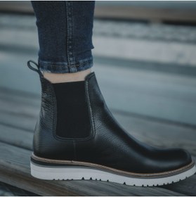 Resim 1952 Concept Siyah Deri Chelsea Bot Ewa Taban 