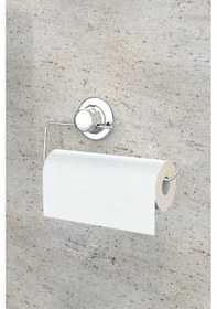 Resim Ömür Boyu Paslanmaz Vakumlu Banyo Mutfak Kağıt Havlu Askısı Krom Gümüş 