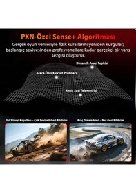 Resim pxn VD6 Direct Drive Yarış Direksiyon Seti Bundle - 6Nm Servo Motor - PC ve Laptop Uyumlu 