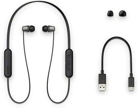 Resim SONY WI-C310 BLUETOOTH KULAK İÇİ KULAKLIK SİYAH 