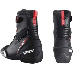 Resim Scoyco MR002 Racing Motosiklet Botu Dayanıklı Deri ve Sentetik Malzemelerle Yüksek Koruma 