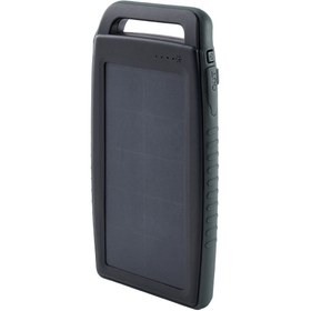 Resim Promate Solarbank-15 15000 mAh Darbeye Dayanıklı Powerbank - Siyah 