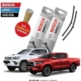 Resim Bosch Aeroeco Toyota Hilux Silecek Seti (2016-2024) 