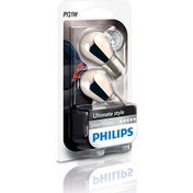 Resim Philips PY21W 12V 21W Krom Sarı Ampul Seti 12496 Svb2 (93 Sinyal) 