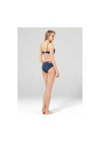 Resim Blackspade 8905 Kadın Toparlayıcı Bikini Takımı-Koyu Denim Varak Baskılı-42C 