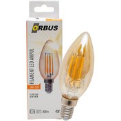 Resim Orbus ORB-BA3 Filament Bulb 4W E14 300LM Sarı Led Ampul 