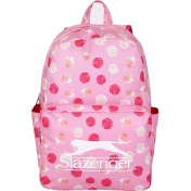 Resim Slazenger Açık Pembe Pudra Desenli Kolej Sırt Çantası 21117 - Okul Çantası 
